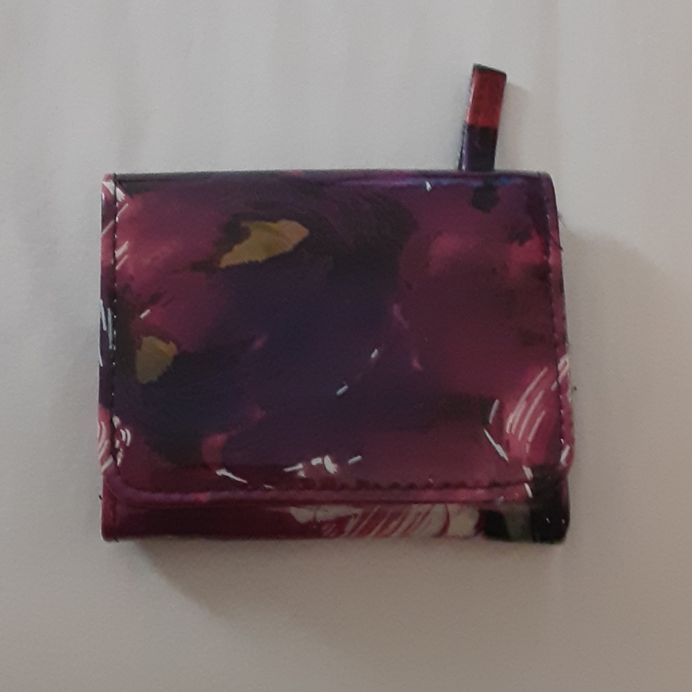 Mini Plastic Wallet Flowers